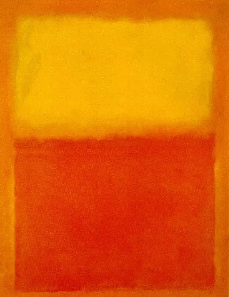 Orange und Gelb Mark Rothko