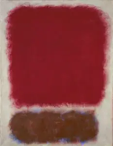 Untitled (Red over Brown) by Mark Rothko