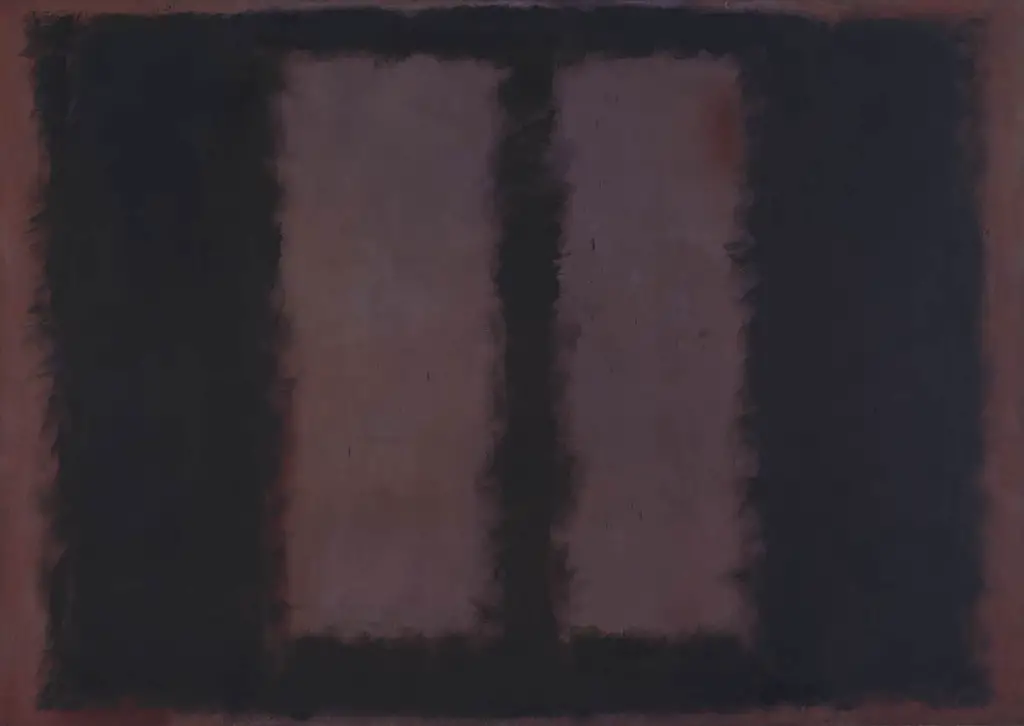 Black on Maroon (Schwarz auf Kastanienbraun) Mark Rothko