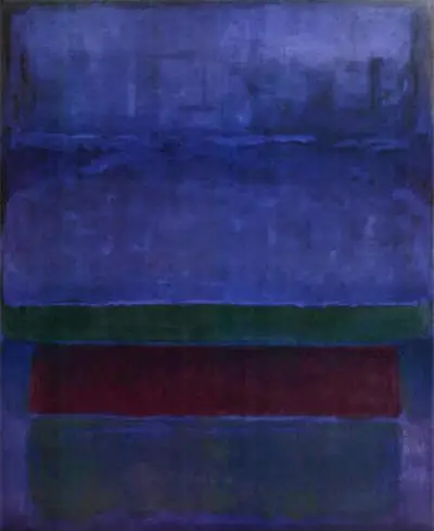 Untitled (Blue, Green, and Brown) Mark Rothko