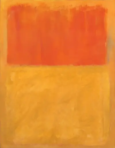 Orange and Tan Mark Rothko