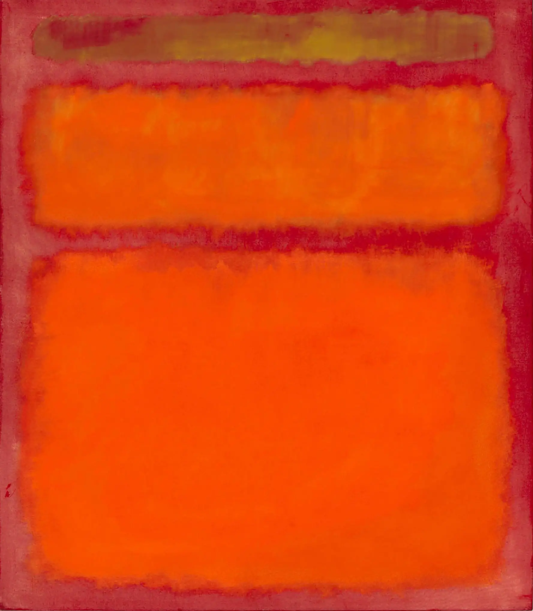 Oranje, Rood, Geel, 1961 van Mark Rothko