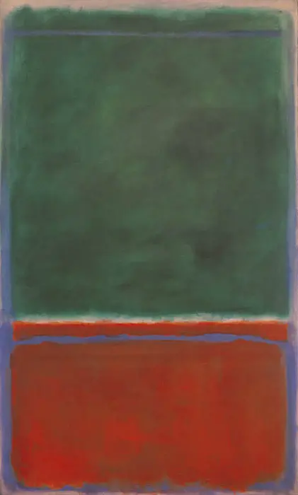 Green and Maroon (Grün und Kastanienbraun) Mark Rothko