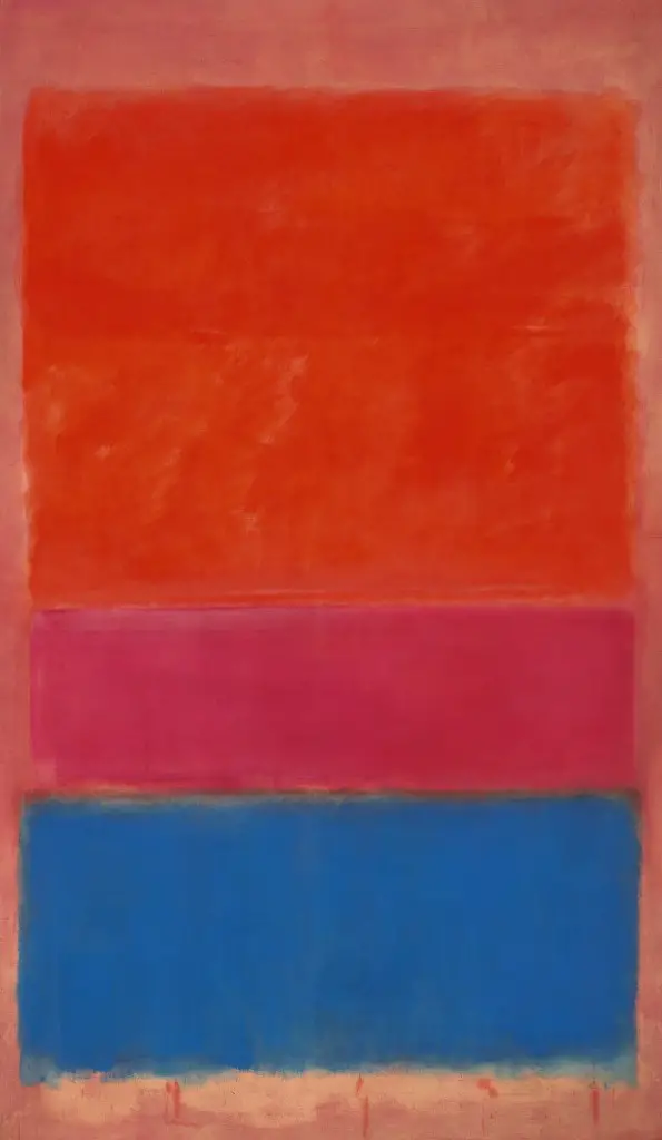 No 1 Royal Red and Blue by Mark Rothko 1954