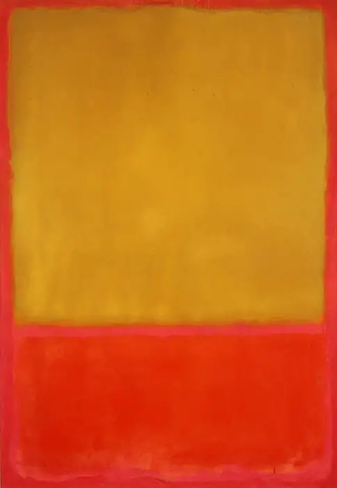 Ochre and Red on Red by Mark Rothko