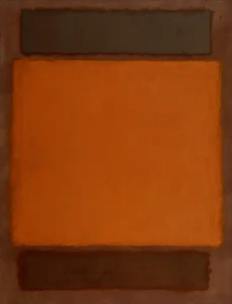 Orange and Brown Mark Rothko