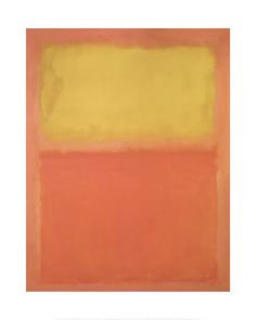 Orange and Yellow by Mark Rothko