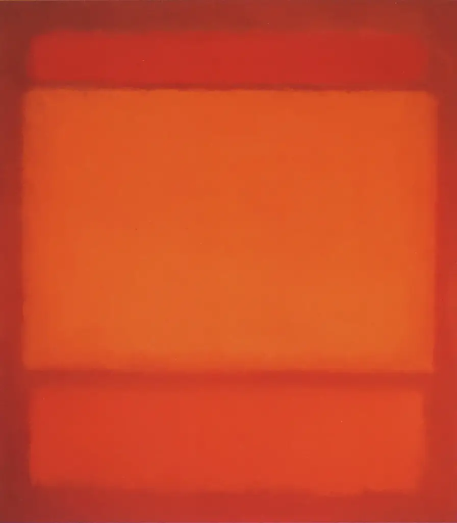 Red Orange Orange on Red by Mark Rothko