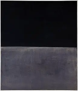 Black on Grey  (Schwarz auf Grau) Mark Rothko