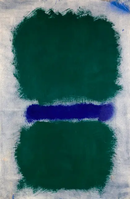 Untitled (Green divided by Blue), 1968, Mark Rothko